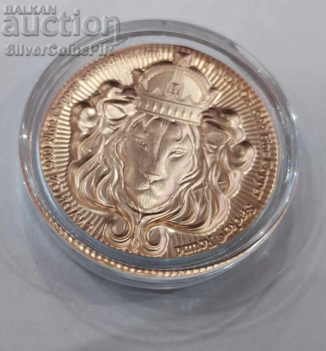 Licitație Monedă 1 oz Leu Scottsdale Mint Round Licitație Monedă 1 oz Leu Scottsdale Mint Round