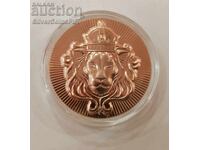 1 oz Copper Lion Scottsdale Mint Round