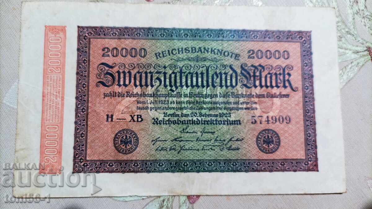 Germany 20000 Marks 1923 (1) Germany 20000 Marks 1923 (1)