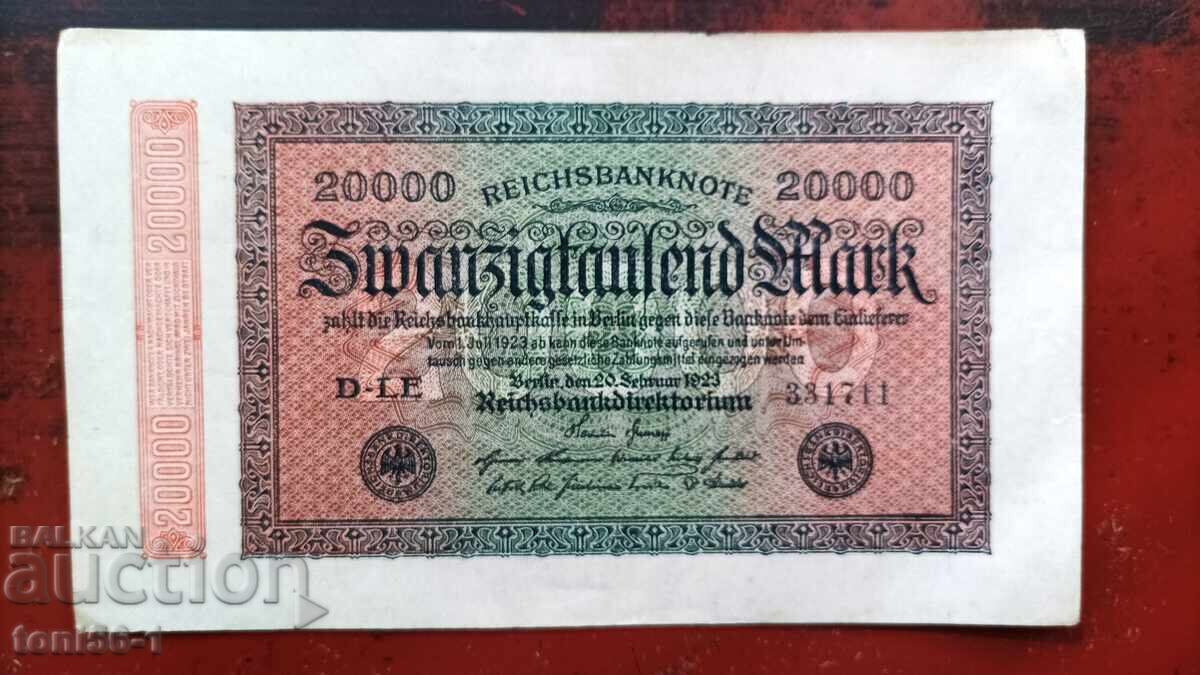 Germania 20000 mărci 1923 (2) EF++
