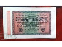 Γερμανία 20000 μάρκα 1923 (2) EF++