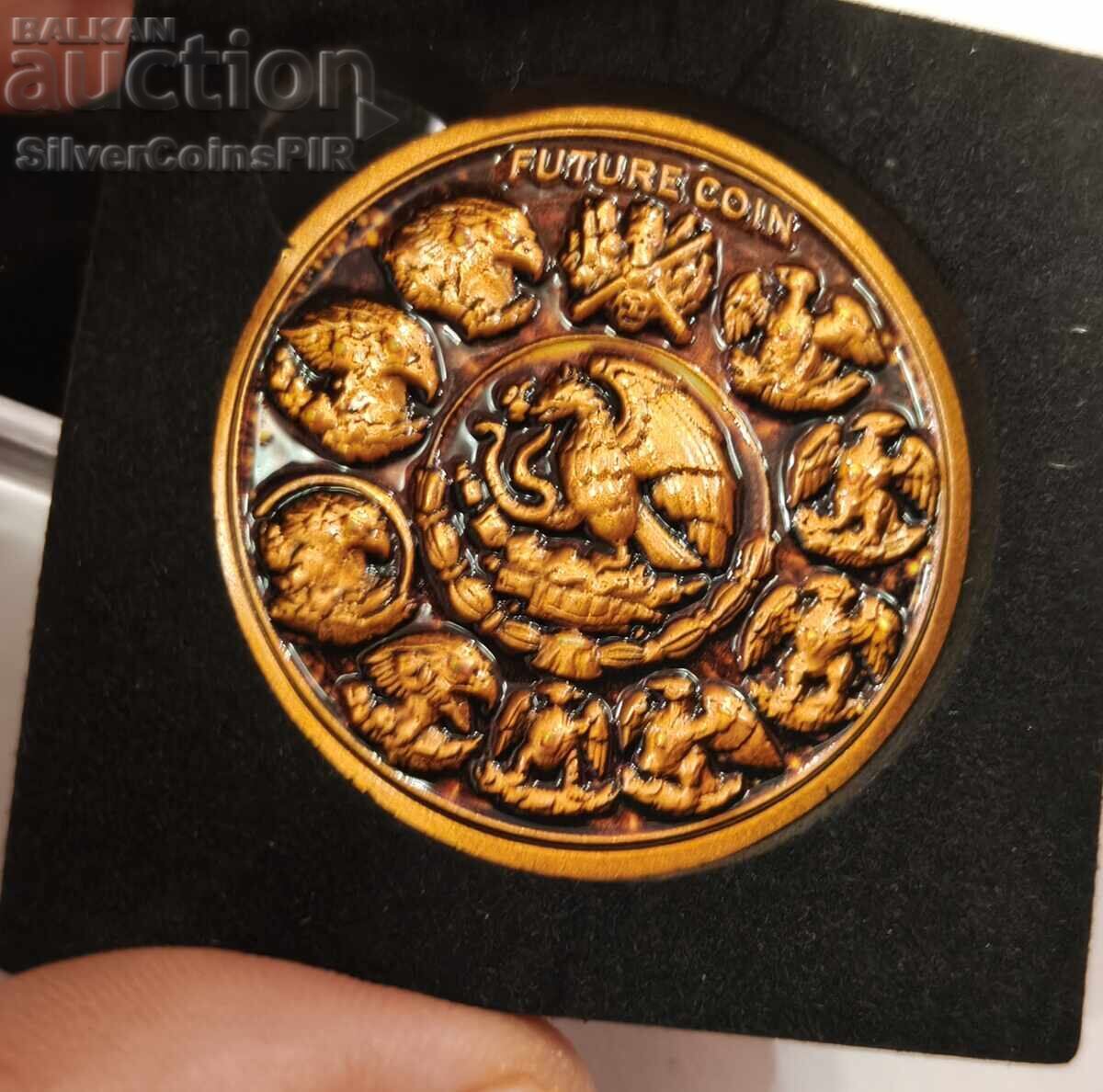 Monedă de cupru 1 oz Libertad în viitor (Round) - 7