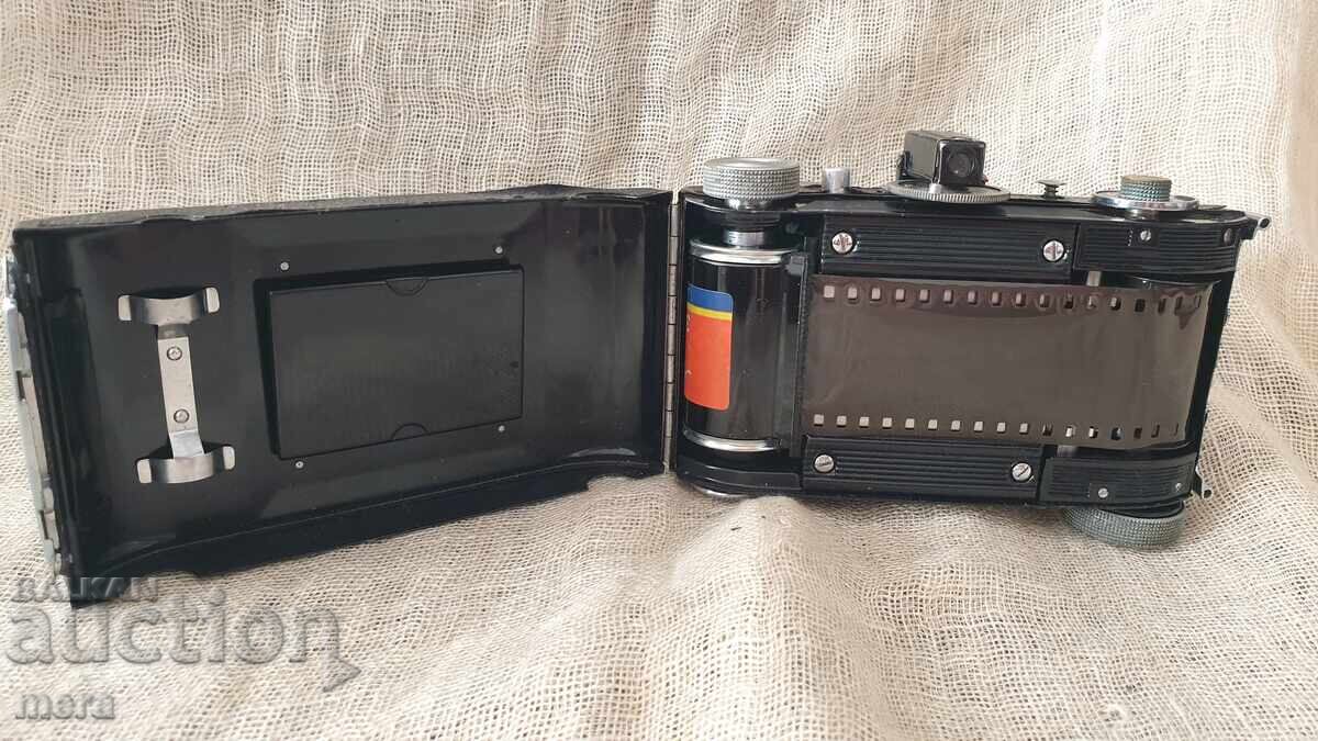 Старинен   мехов компактен фотоапарат "Beltica" - 6