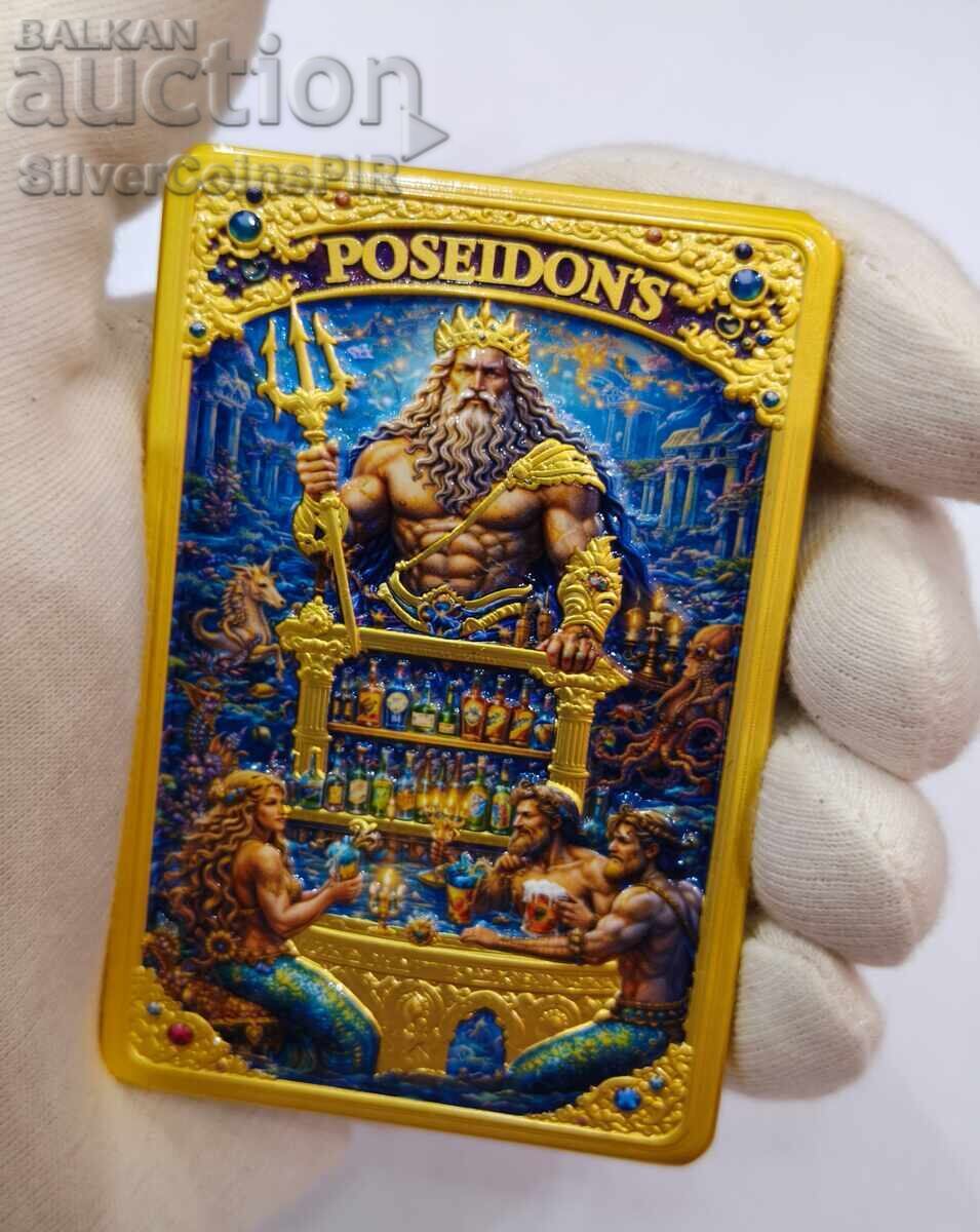 Lingou de cupru 5 oz Poseidon 2026 Zeii Olimpului
