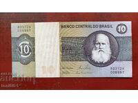 Βραζιλία 10 κρουζέιρος 1980 UNC