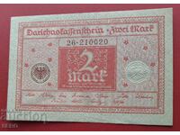 Банкнота-Германия-2 марки 1920