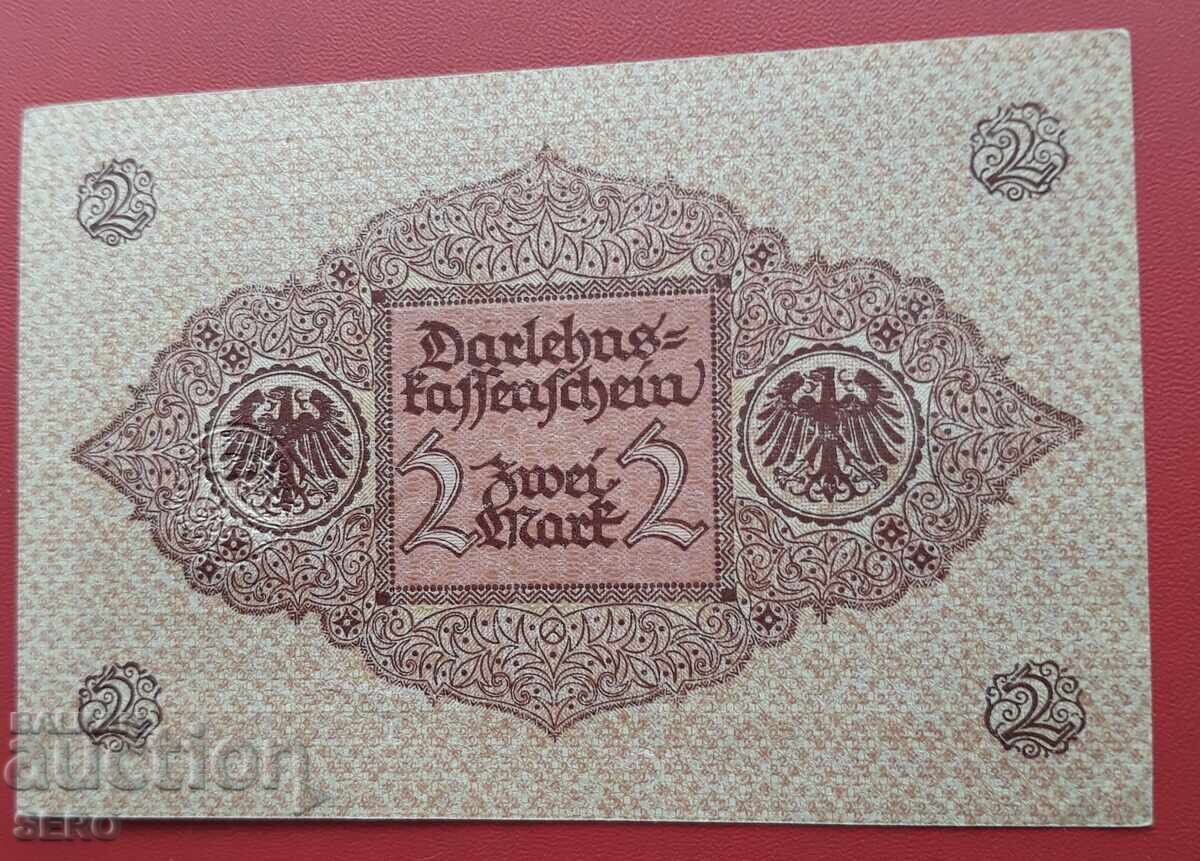 Банкнота-Германия-2 марки 1920 с цена € 1.50 | 2.93 лв.