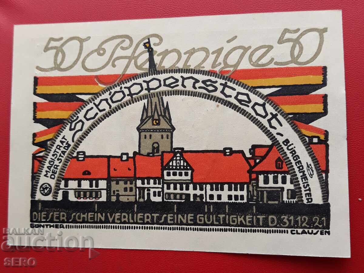 Банкнота-Германия-Саксония-Шьопенщат-50 пфенига 1921 с цена € 1.01 | 1.98 лв.