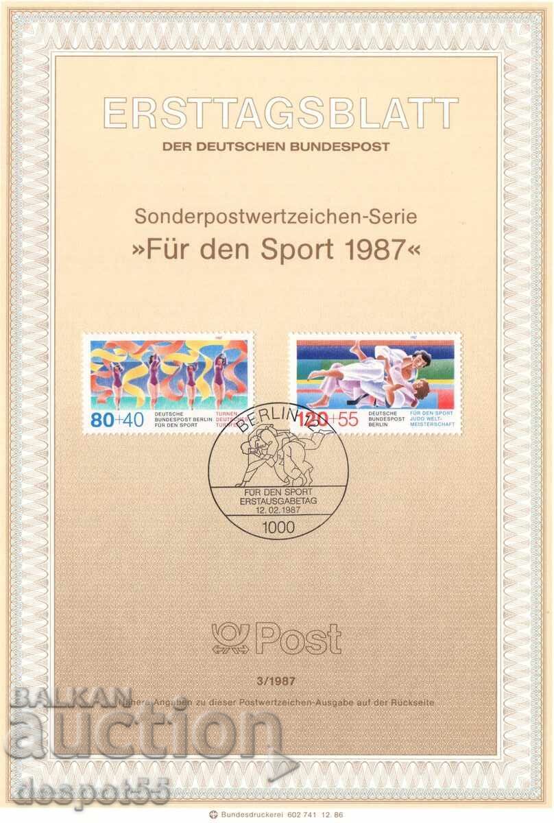 1987. Берлин. Спорт.