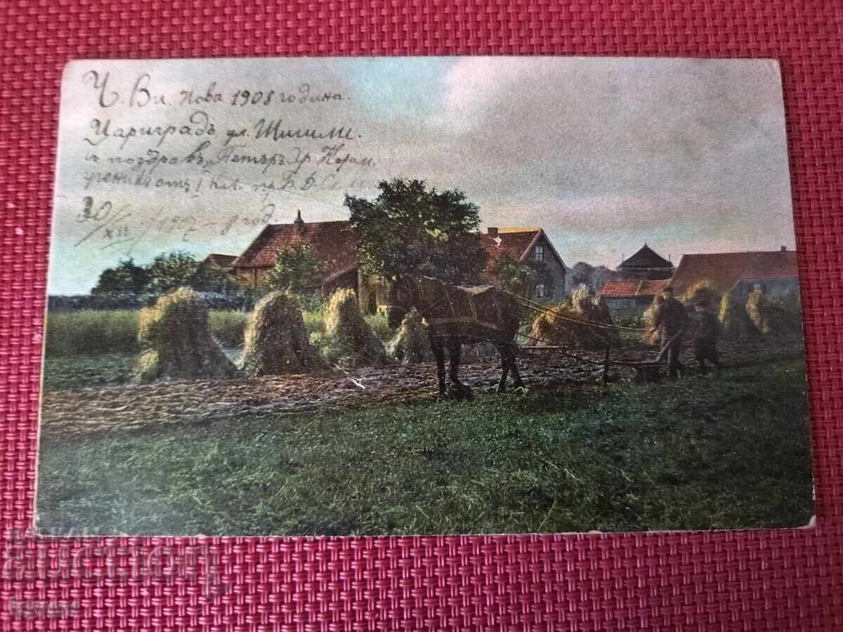Livrarea Carte poștală veche trimisă din Constantinopol în 1907