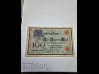 Банкнота 100 марки 1908г. Германия1