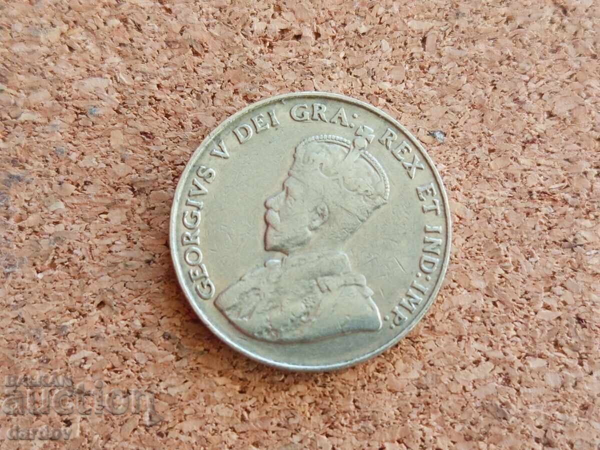 Canada 5 cenți, 1932 cu preț € 3.00 | 5.87 BGN