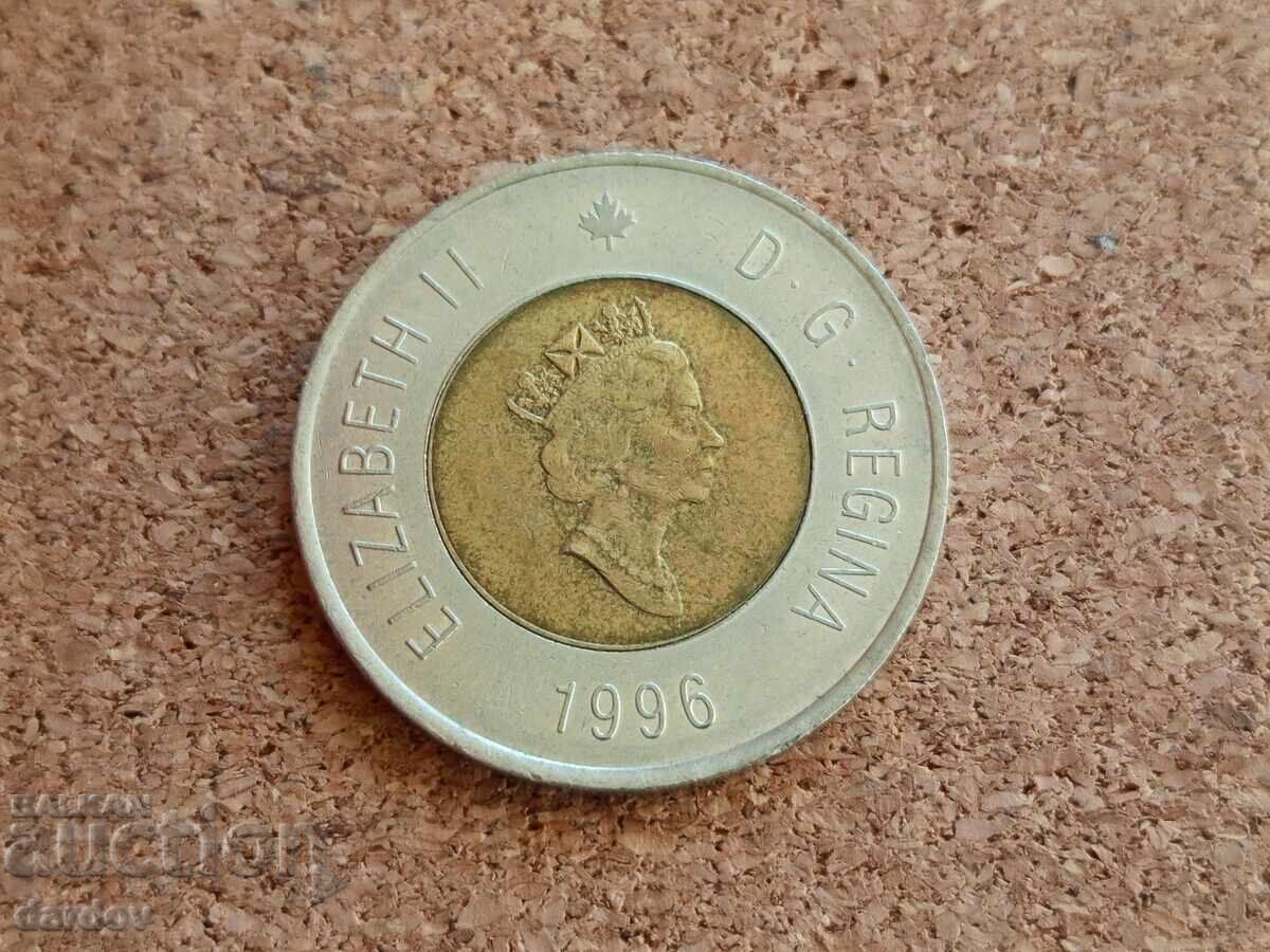 Canada 2 dolari, 1996 cu preț € 1.40 | 2.74 BGN