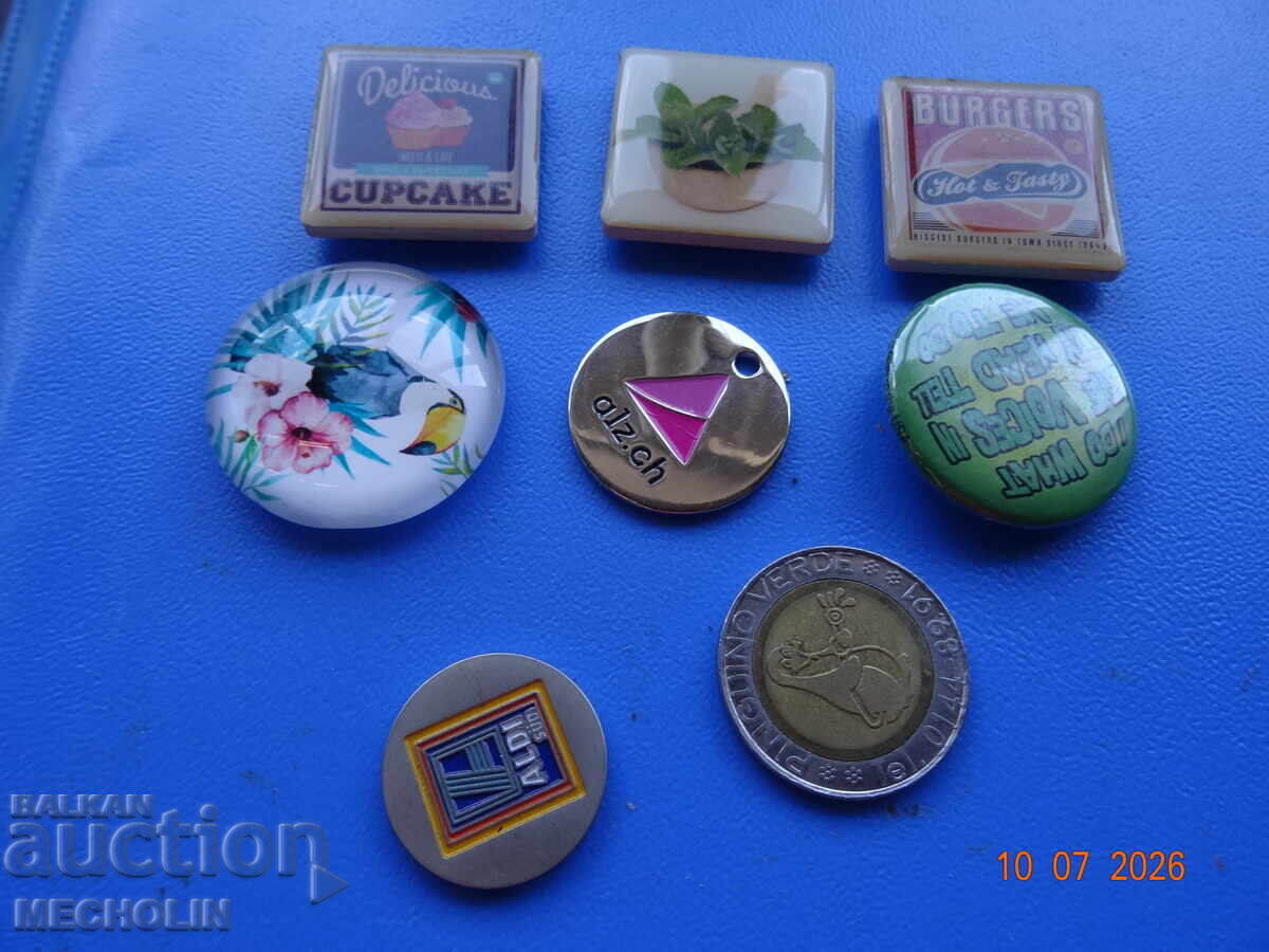 Licitație LOT COLECȚIONABIL MAGNEȚI JETOANE Licitație LOT COLECȚIONABIL MAGNEȚI JETOANE