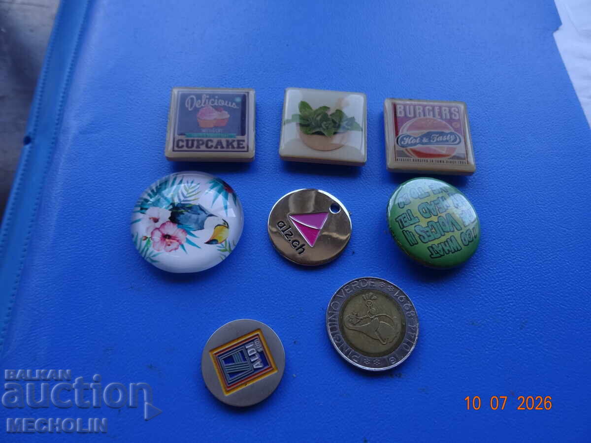 LOT COLECȚIONABIL MAGNEȚI JETOANE LOT COLECȚIONABIL MAGNEȚI JETOANE