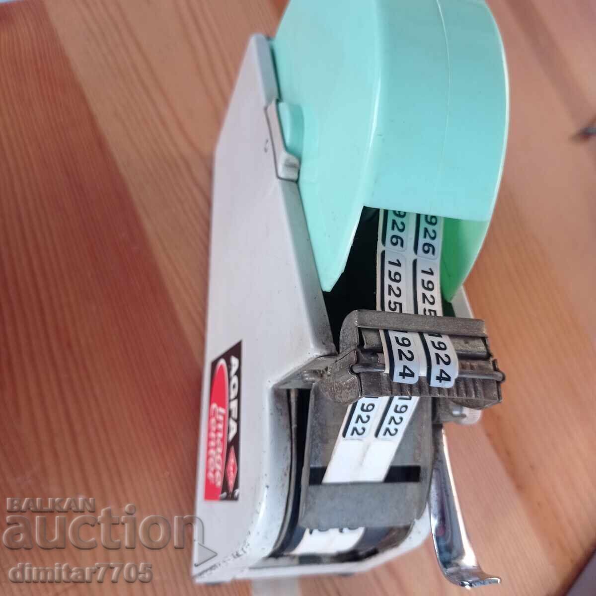 Delivery of Rare AGFA Image Center metal dispenser