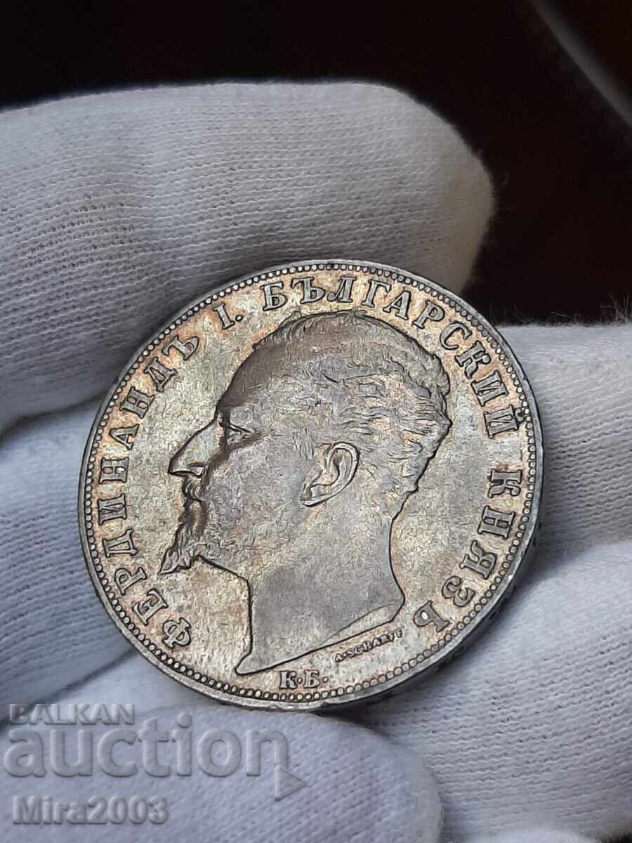 5 leva 1894 MONEDĂ DE TOP! ! ! - 6