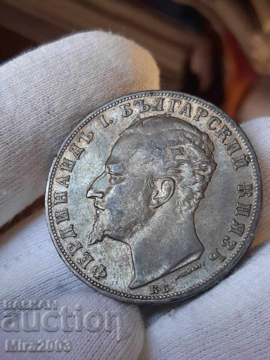 5 leva 1894 MONEDĂ DE TOP! ! ! - 9