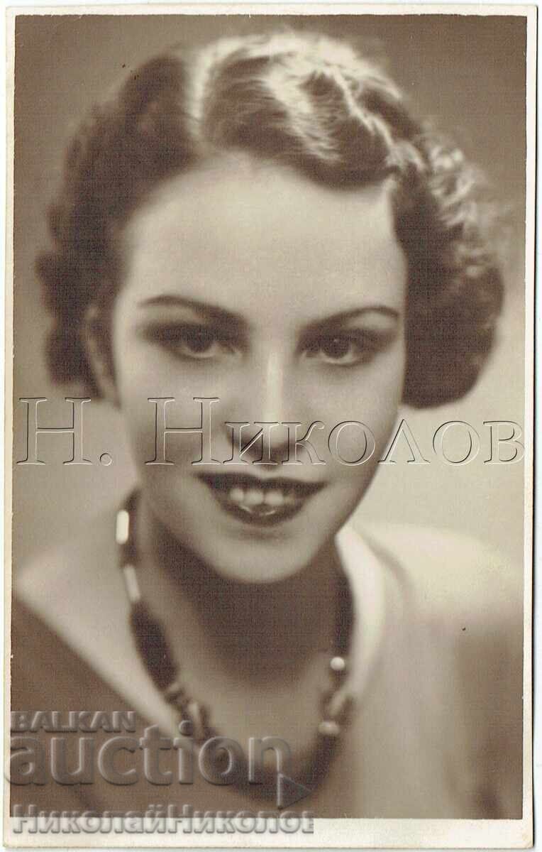 1933 OLD PHOTO SOFIA DOCTOR NADYA TINCHEVA J740