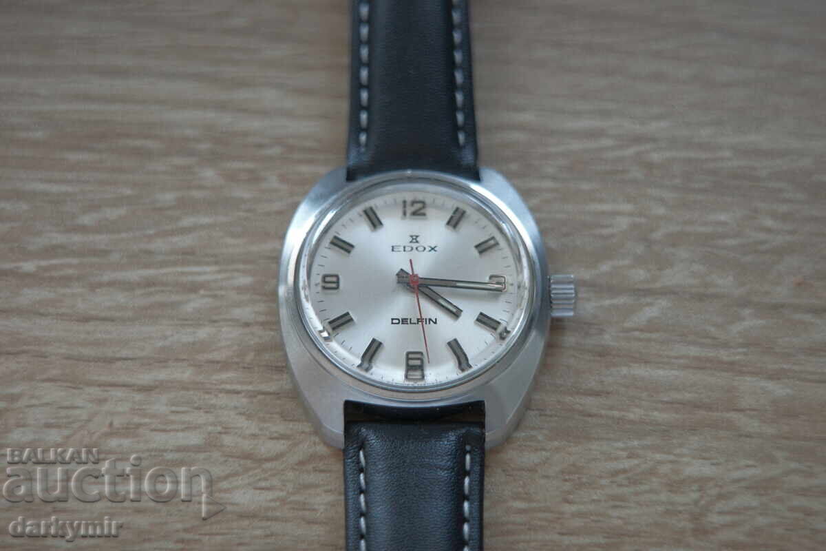 Edox Delfin - vintage men's watch with price € 175.00 | 342.27 BGN Edox Delfin - vintage men's watch with price € 175.00 | 342.27 BGN