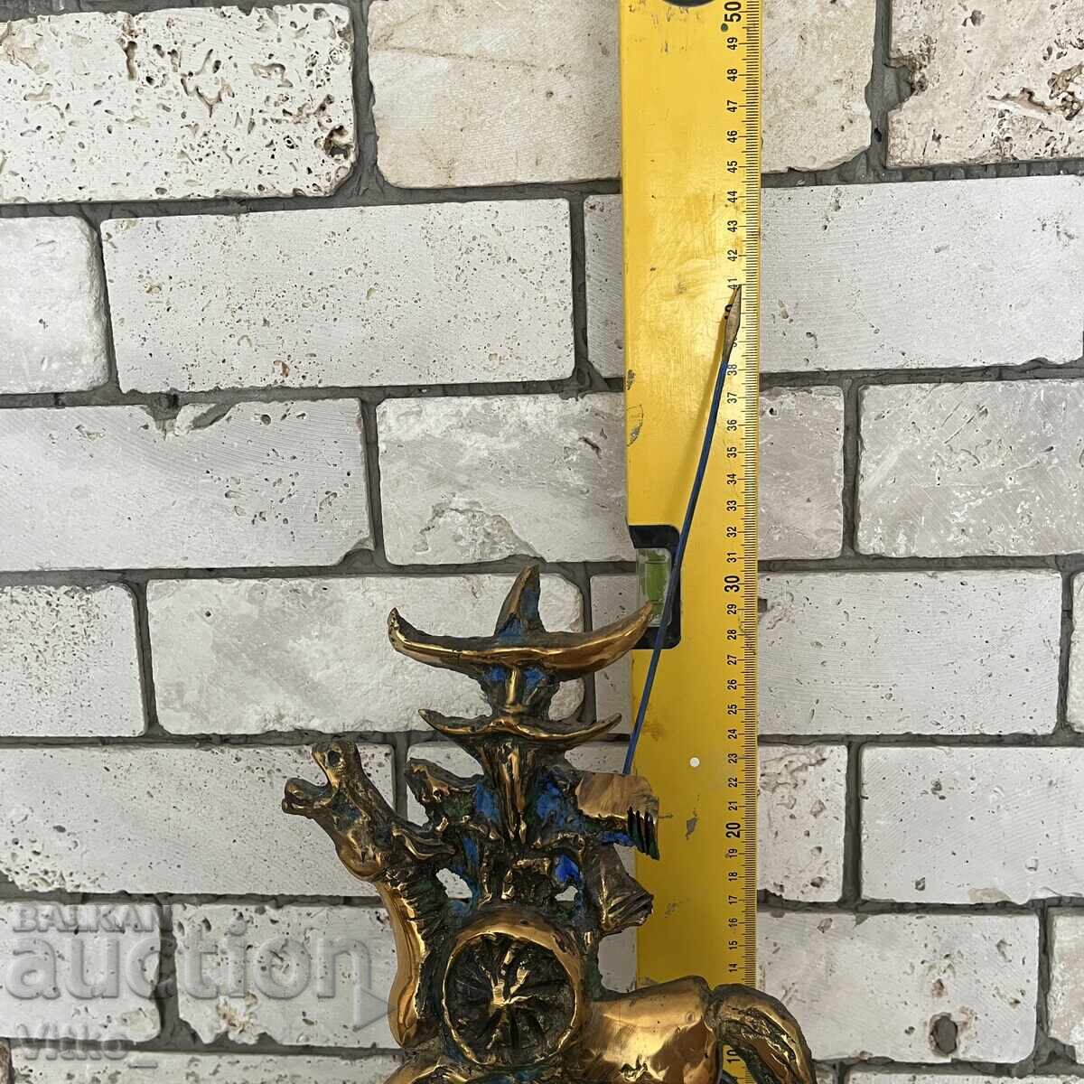 Brass sculpture by Andrey Moskov - Don Quixote with price € 289.00 | 565.24 BGN
