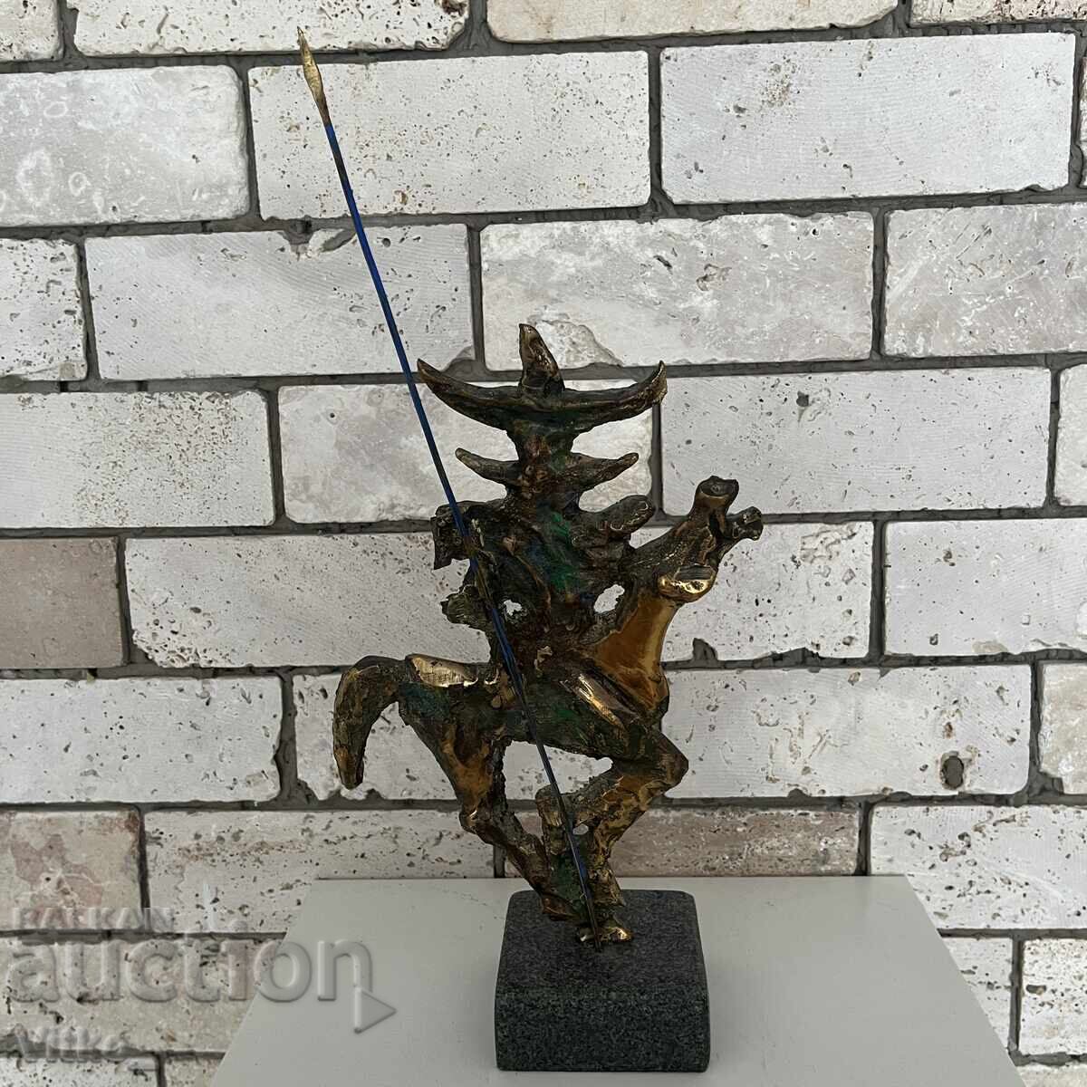 Auction  Brass sculpture by Andrey Moskov - Don Quixote