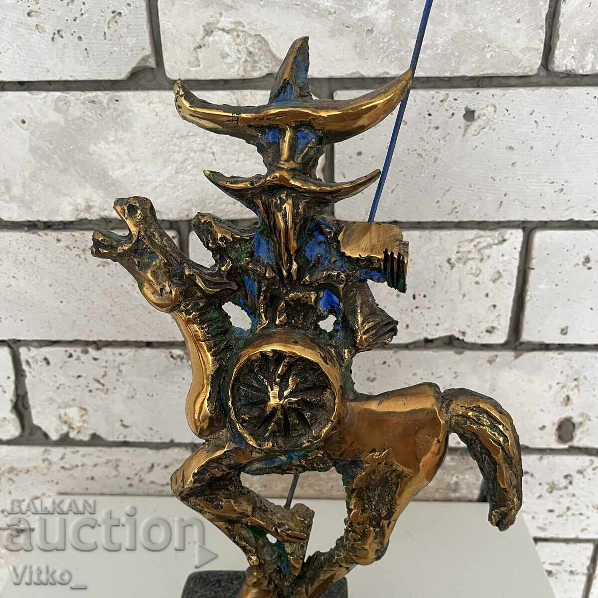 Brass sculpture by Andrey Moskov - Don Quixote - 5