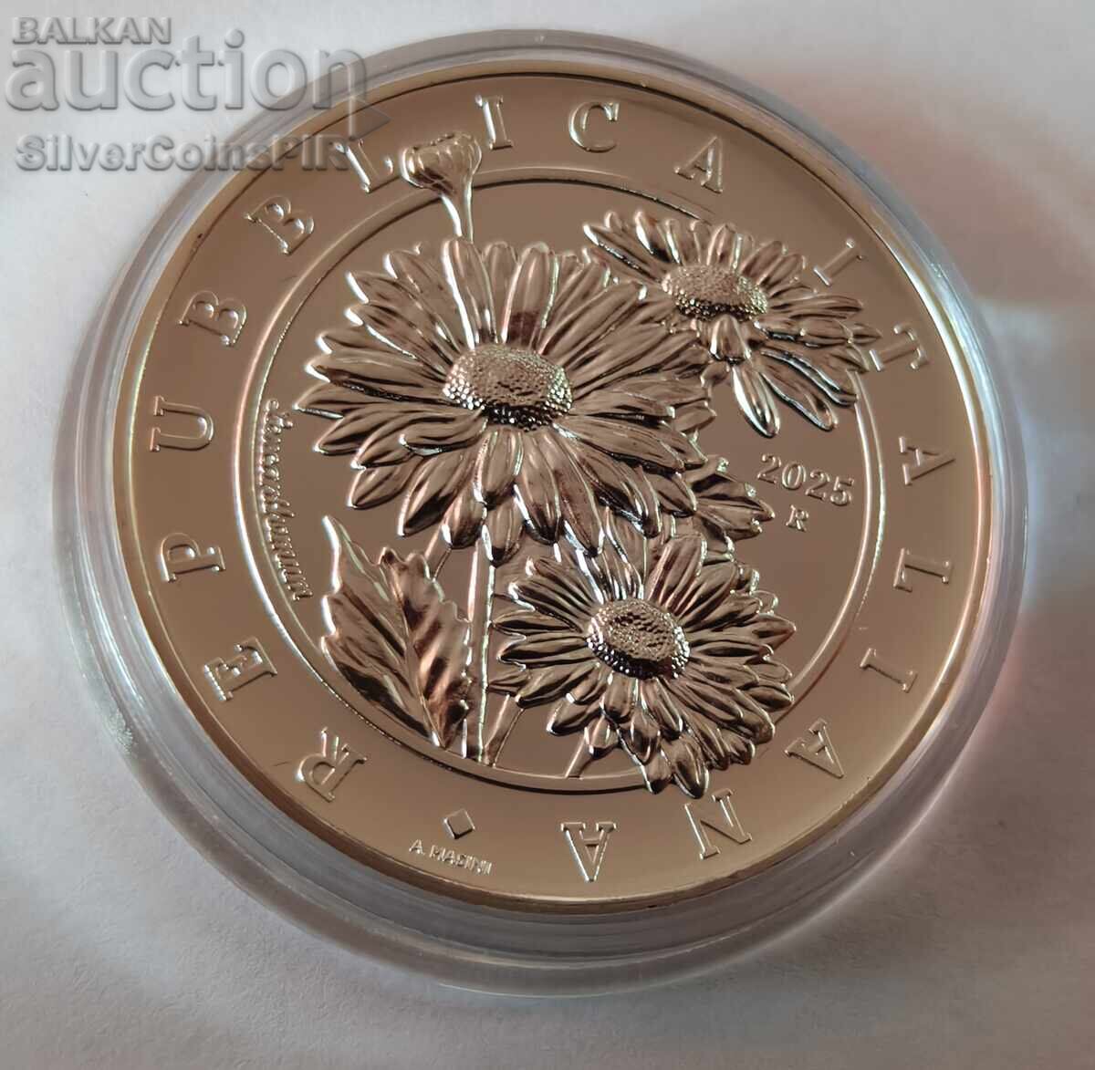 Ασήμι 1 Oz Μαργαρίτα 2025 Χλωρίδα και Πανίδα Ιταλία - 5 Ασήμι 1 Oz Μαργαρίτα 2025 Χλωρίδα και Πανίδα Ιταλία - 5