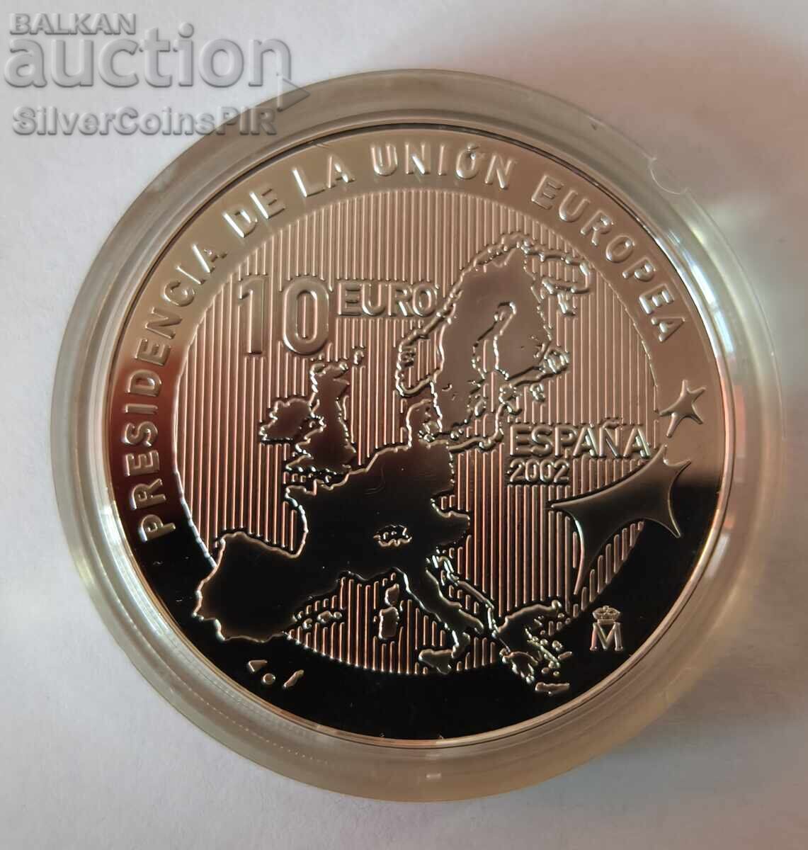 Δημοπρασία Ασημένιο νόμισμα 10 Ευρώ Προεδρία της ΕΕ 2002 Ισπανία Δημοπρασία Ασημένιο νόμισμα 10 Ευρώ Προεδρία της ΕΕ 2002 Ισπανία
