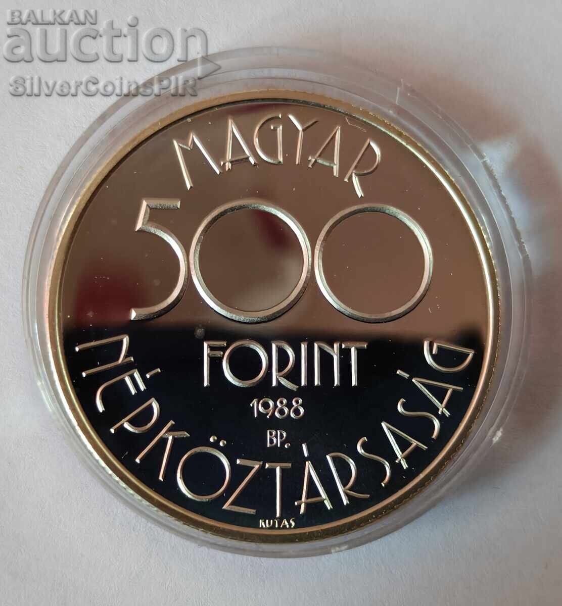 Παράδοση Ασημένιο νόμισμα 500 Φιορίνια Παγκόσμιο Κύπελλο Ποδοσφαίρου 1988 Ουγγαρία Παράδοση Ασημένιο νόμισμα 500 Φιορίνια Παγκόσμιο Κύπελλο Ποδοσφαίρου 1988 Ουγγαρία