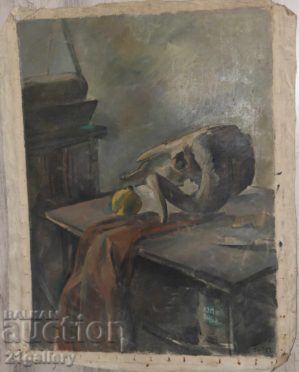 Emil Ponchev ( 1953 - 2025 ) πίνακας νεκρή φύση ελαιογραφία με τιμή € 420.00 | 821.45 BGN