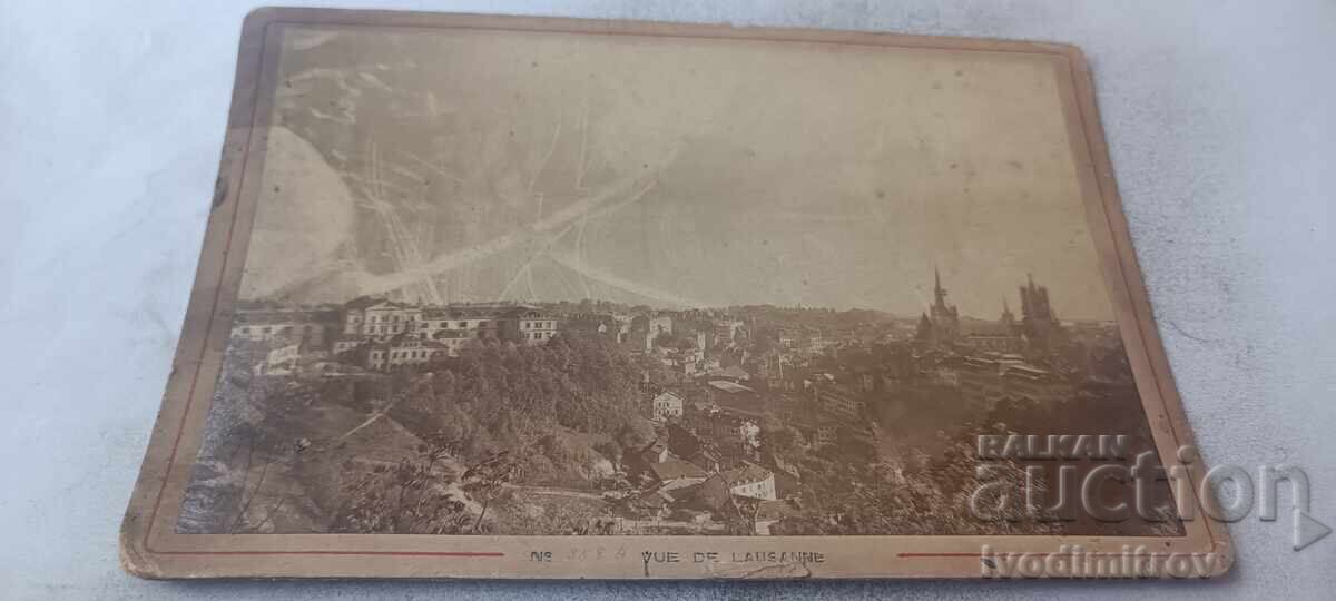 Снимка Vue de Lausanne Картон