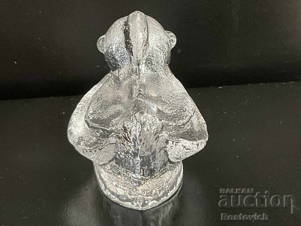 "Pelican" figurine, "Skruf, Sweden, Full Crystal". Sweden - 5