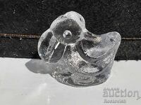 "Pelican" figurine, "Skruf, Sweden, Full Crystal". Sweden
