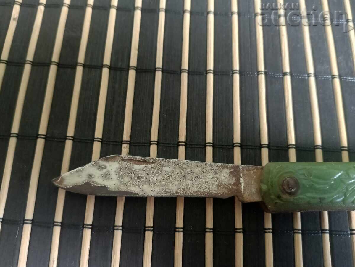 Old folding Soviet pocket knife USSR, knife knife - 5