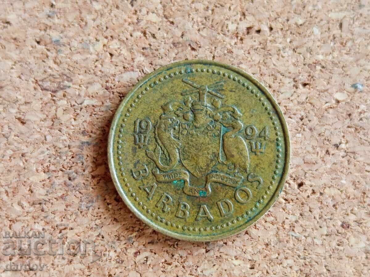 Μπαρμπάντος 5 σεντς, 1994 με τιμή € 0.35 | 0.68 BGN