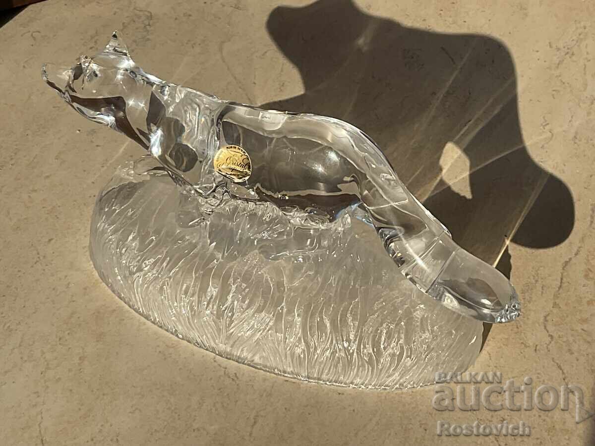 Livrarea Statuetă „Vulpe” Cristal d'Arques, Franța
