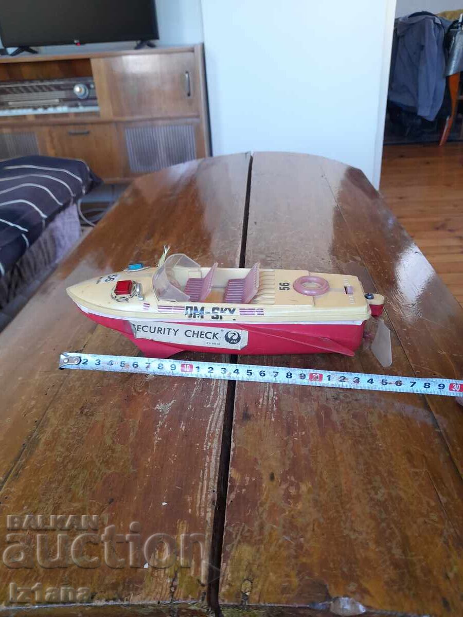 Old toy boat, speedboat with price € 26.00 | 50.85 BGN