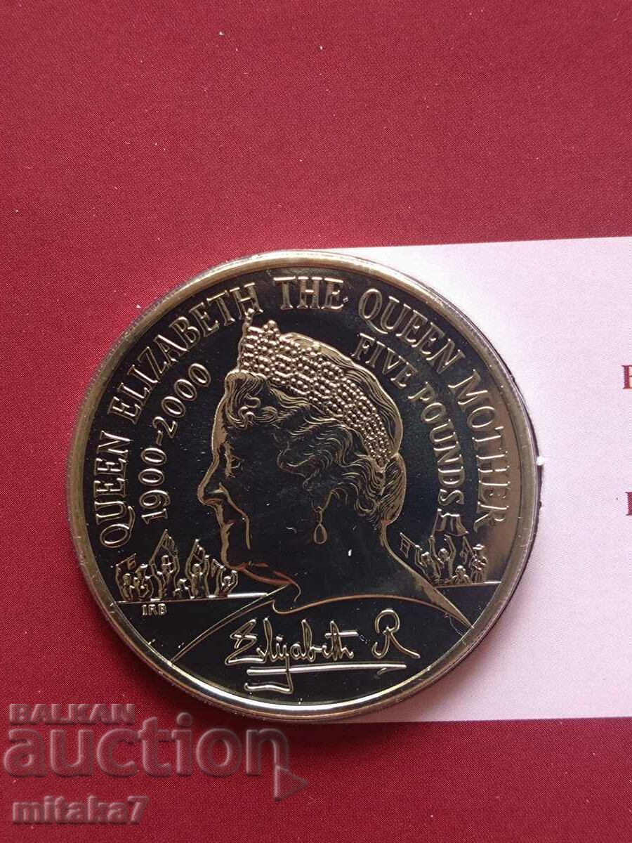 Auction  5 pounds 2000, Great Britain