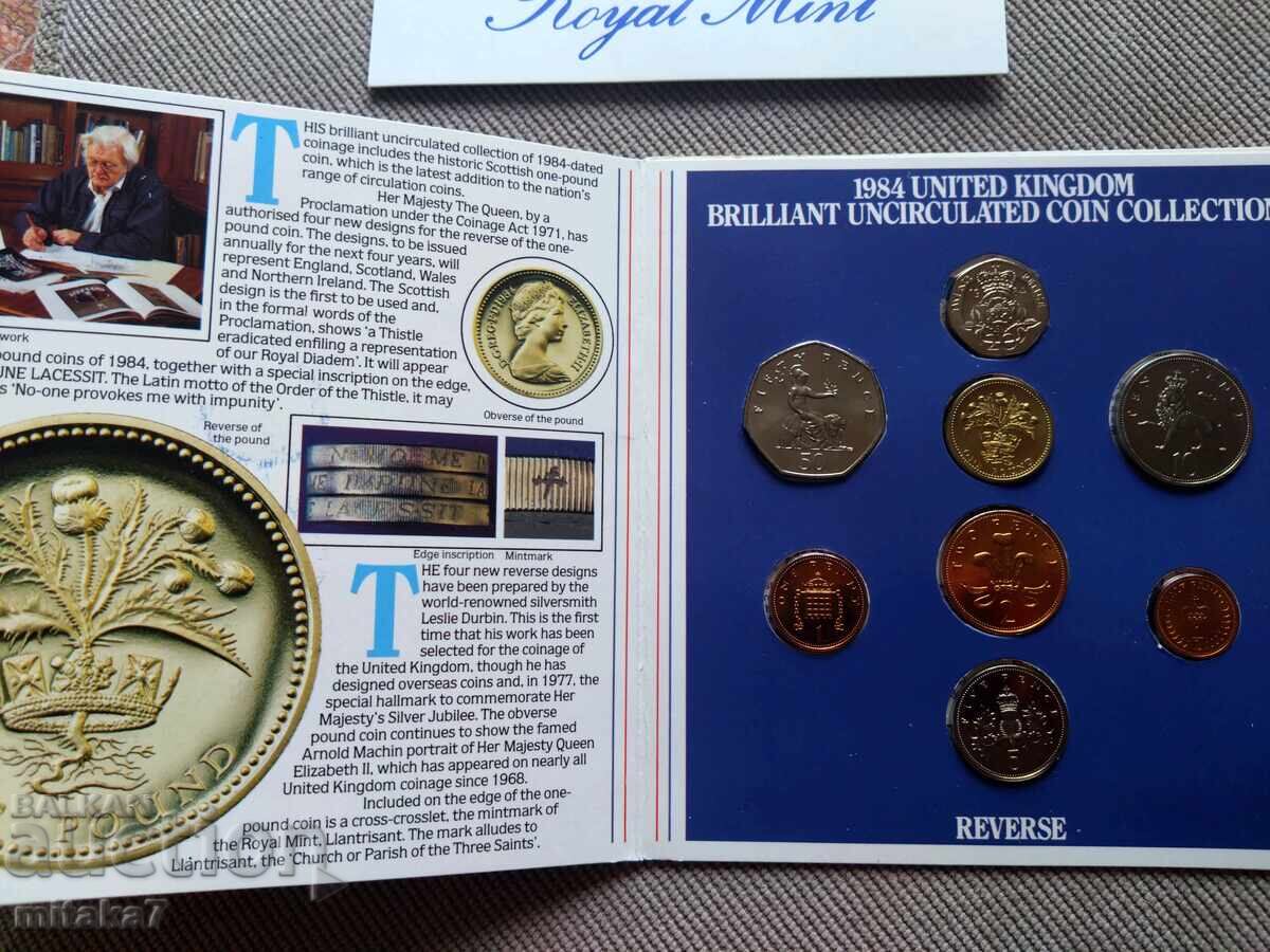 Set monede 1984, Marea Britanie cu preț € 14.00 | 27.38 BGN