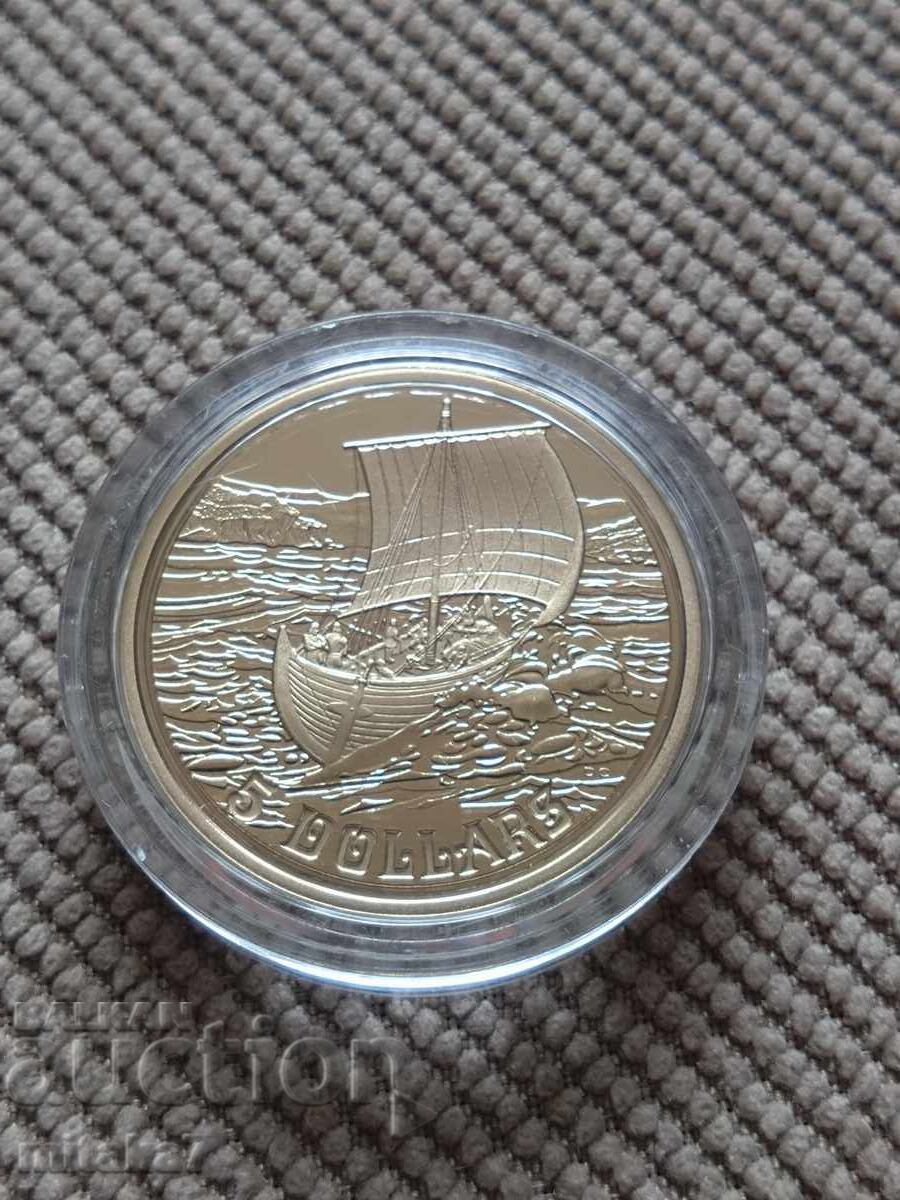 5 долара 1999 година, Канада с цена € 16.00 | 31.29 лв.