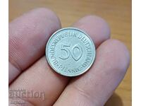 50 pfennig Germania 1990/J
