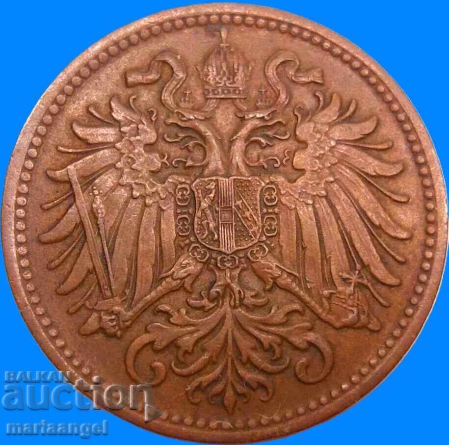 Австрия 2 хелера 1897 - 6