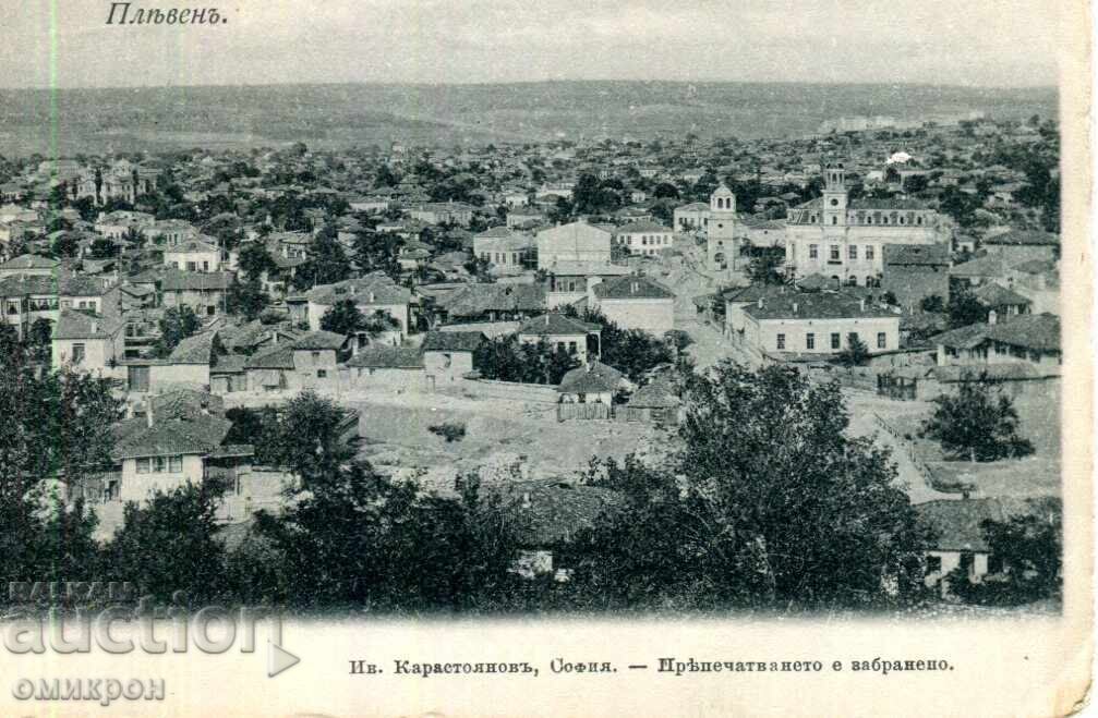 Κάρτα "Πλέβεν". Εκδότης: Ιβ. Καραστόγιανοφ, Σόφια