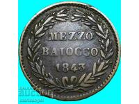 1/2 байоко мецо 1843 Ватикана