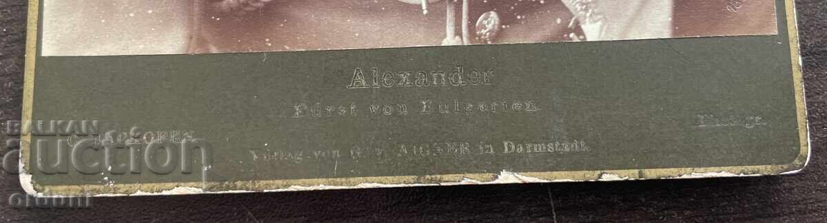 Княз Александър Батенберг фотография 1886г. фотограф AIGNER с цена € 400.00 | 782.33 лв.
