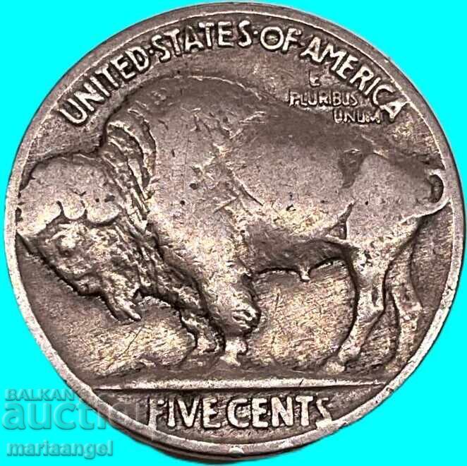 Παράδοση ΗΠΑ 5 σεντ 1936 F Buffalo νικέλιο Παράδοση ΗΠΑ 5 σεντ 1936 F Buffalo νικέλιο