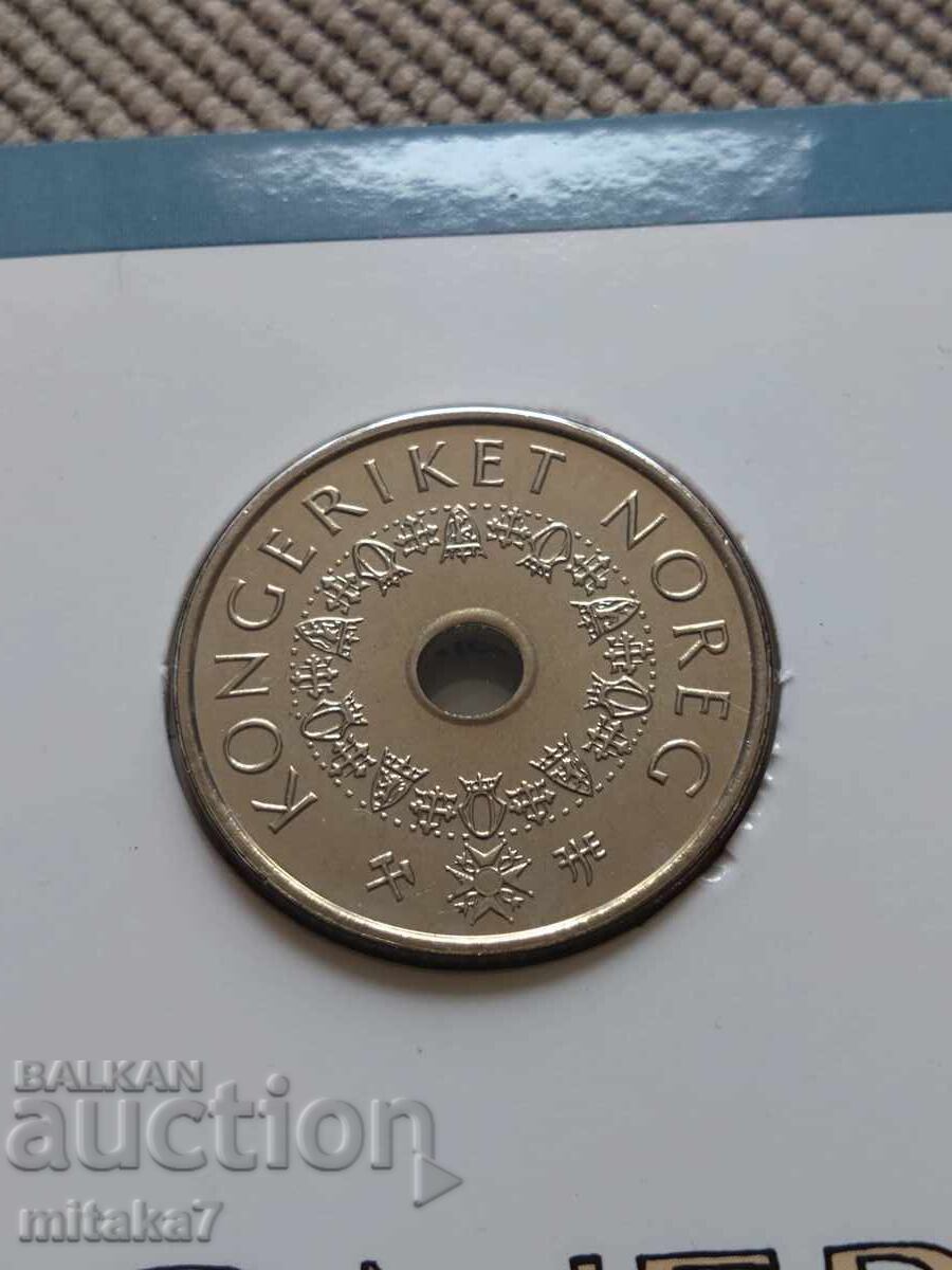 Auction  5 kroner 1998, Norway