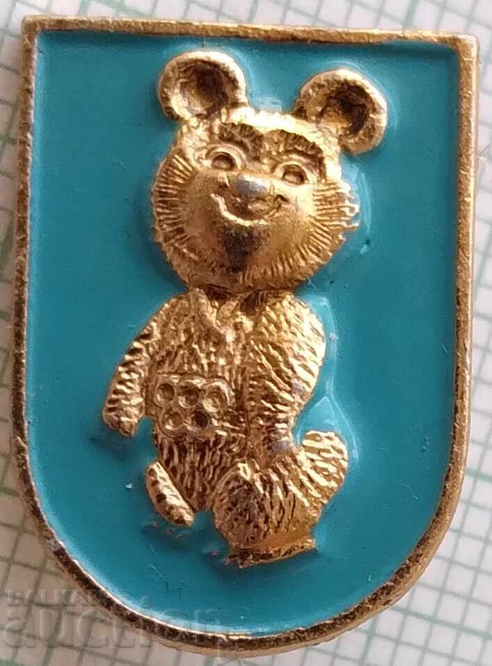 19547 Pin - Moscow 1980 Olympics - Misha