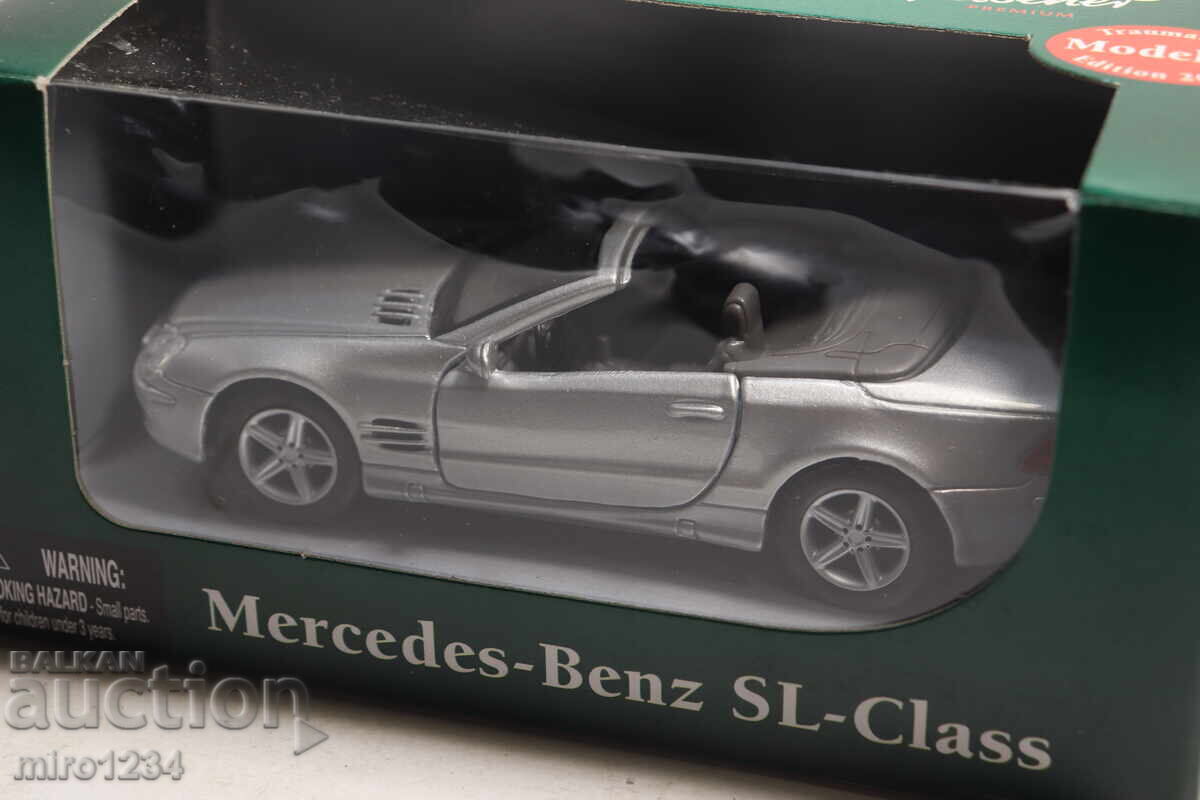 Δημοπρασία 1/34 MERCEDES BENZ SL ΜΟΝΤΕΛΟ ΑΥΤΟΚΙΝΗΤΟΥ